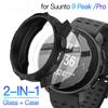 Case + Tempered Glass for Suunto 9 Peak / Pro 9H Premium Screen Protector & Bumper Protective Cover for Suunto 9 Peak Accessoroy