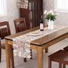 High Quality Lace Embroidery Home Table Runner Living Room Dining Table Hollow Cover Towel Hotel Banquet Decoration Table Runner