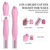 3D Love Heart Nail Magnet 3in1 Cat Eye Effect Double Line Moon Snake Pattern French Nail UV Attraction Magnetic Stick Manicure