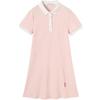 Прохладное на ощупь поло-платье для девочек с рисунком мороженого