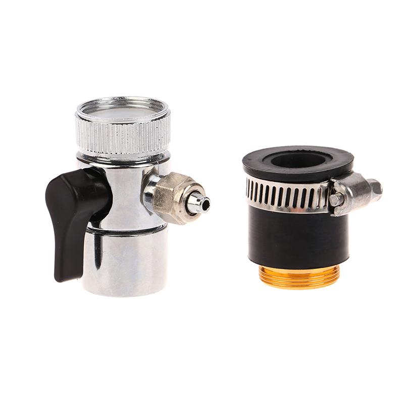 New Alloy Faucet Fitting Diverter Pipe Single-cut Valve Switching Adapter Tube Connector Water Purifier Water Filter Accessories