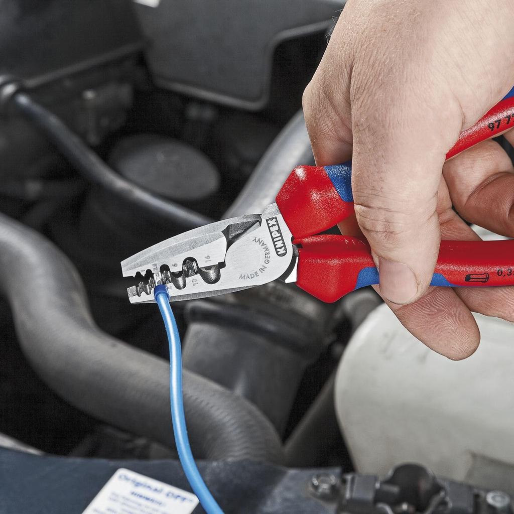 Клещи обжимные KNIPEX для концевых гильз 9771180 9771-180