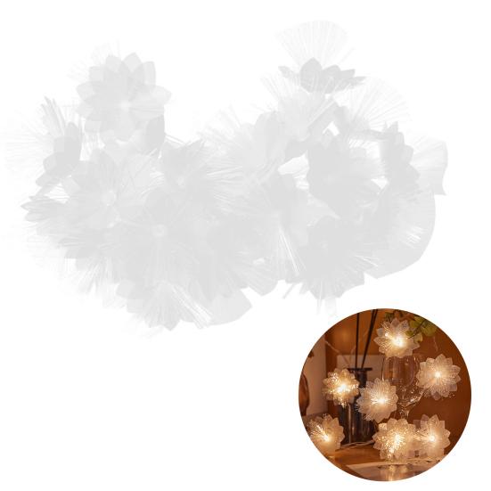 LED String Light Artificial Flowers Battery-operated Colorful Garland Valentines Day Christmas Party New Year Decoration LED Light