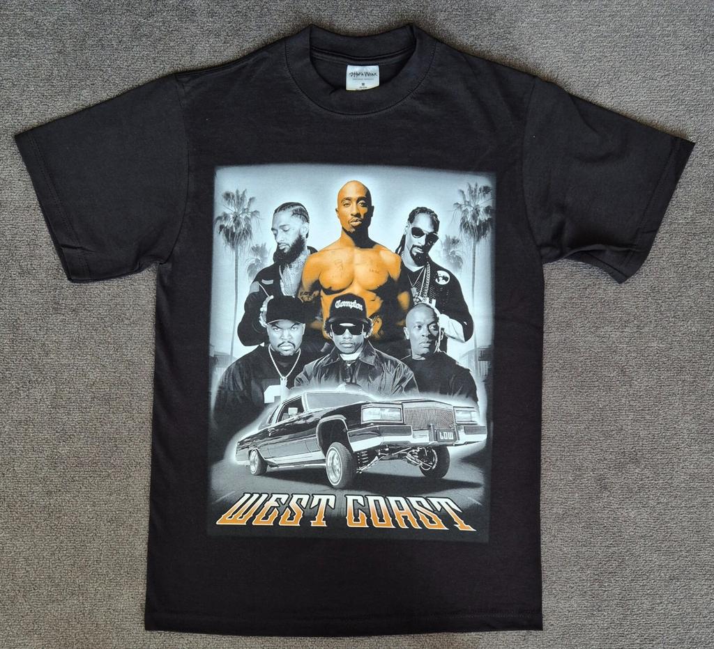 Hiphop Legends. Ultra Heavyweight American Style Hip Hop Tee by LEGIT CO