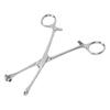Body Piercing Pliers Forceps Food Grade Stainless Steel Reusable Professional Ear Piercing Clamp Tool for Beauty Salon