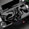 Коврик для мыши Line Liquid Игровые аксессуары Топографический коврик для стола Мраморный Черный Ковер Серый xсм Индивидуальный коврик для ПК Коврик для стола