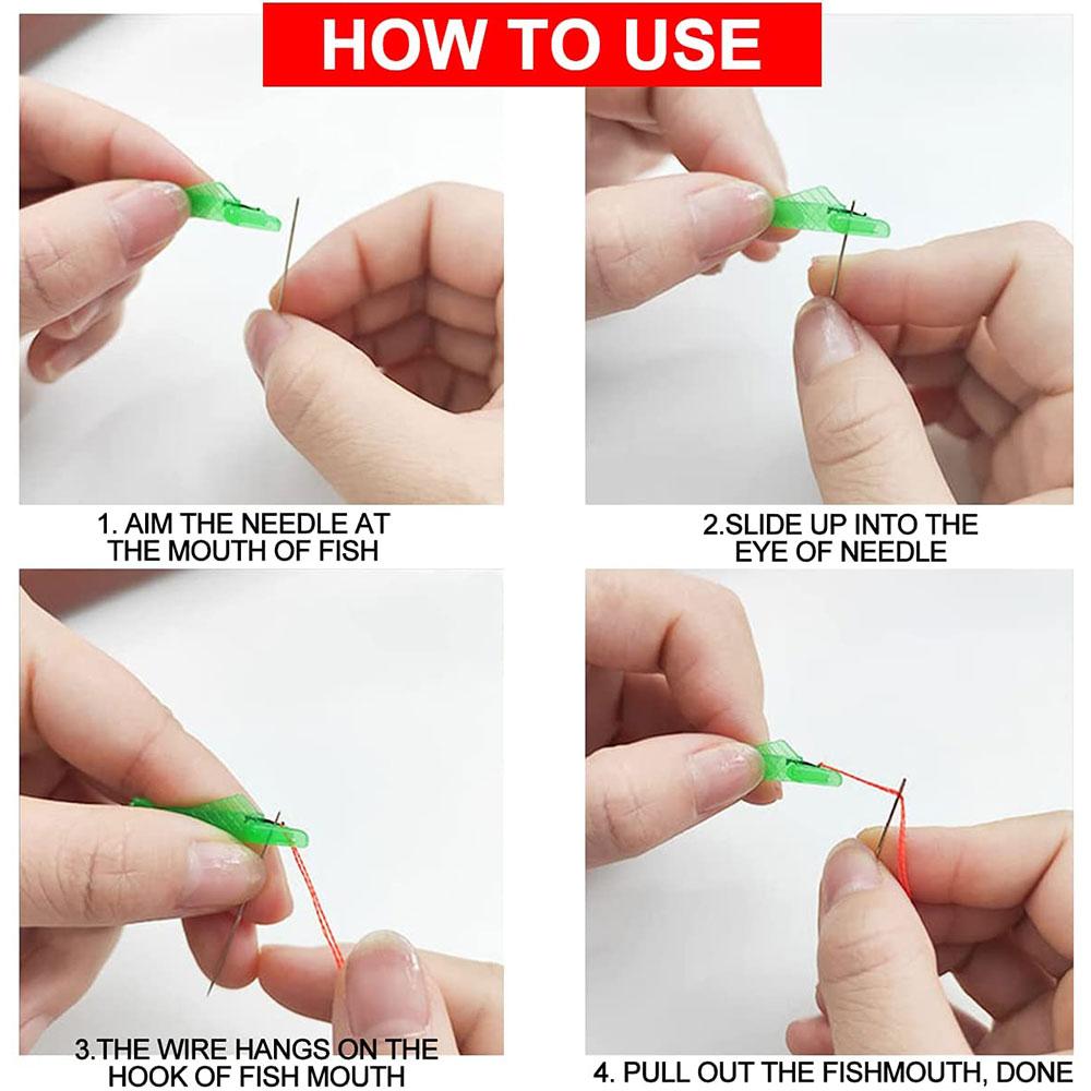 5/10/20/50 шт., нитковдеватели для швейных машин, нитевдеватели типа рыбы, быстрая швейная машина, петля, нитевдеватель для игл, инструмент