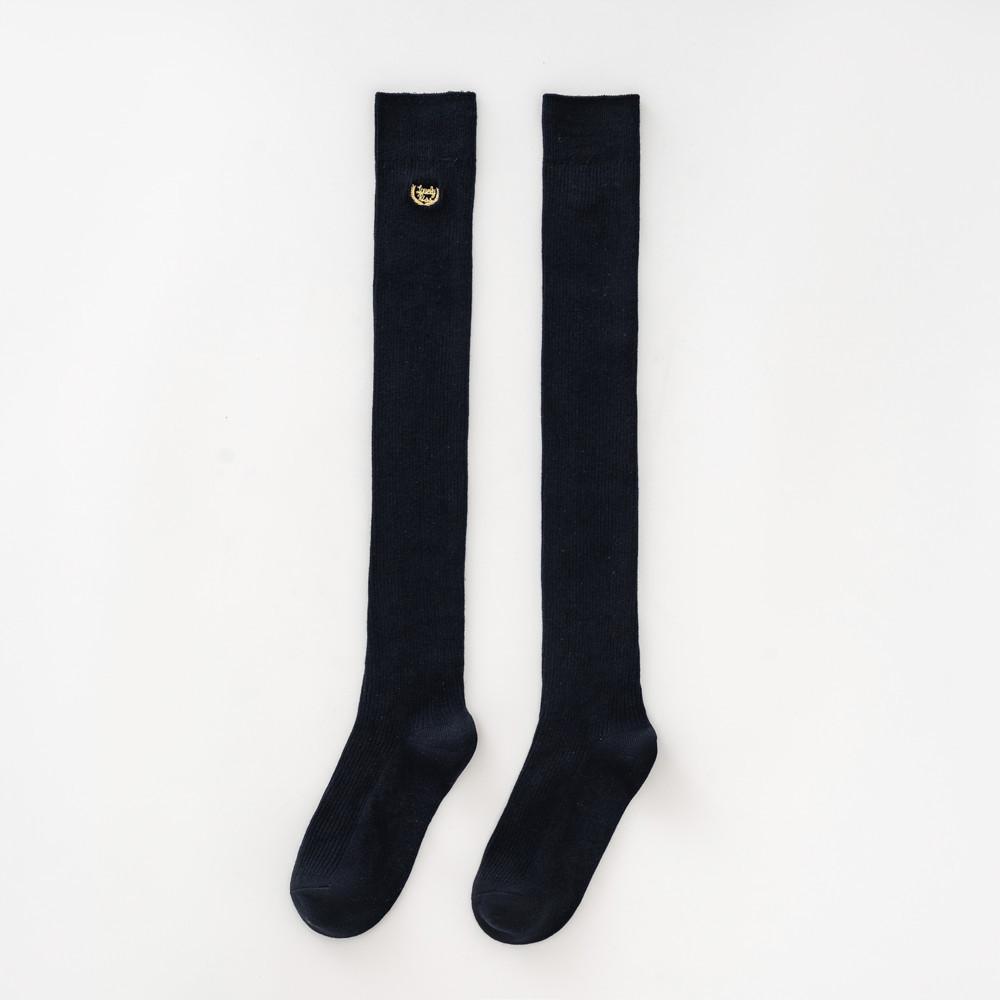 Студенческие длинные чулки, Женские длинные чулки, Универсальный стиль колледжа, Чулки выше колена, Весна и осень, Четыре сезона, Чулки до колена,