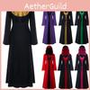Renaissance Ladies Medieval Fancy Dress Gothic Halloween Witch Cosplay Costume