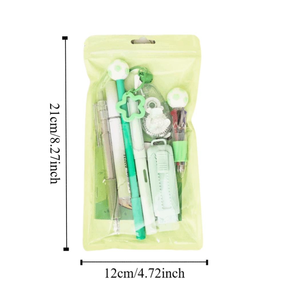 Cartoon School Stationery Set 6 Color Pens Cartoon Stationery Set for Primary School