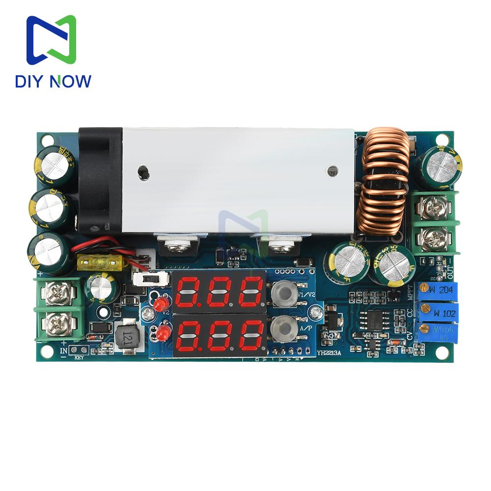 DC 9-50V 15A Регулируемый понижающий модуль с ЖК-дисплеем Солнечный MPPT понижающий модуль зарядки Постоянное напряжение Постоянный ток Модуль на печатной плате