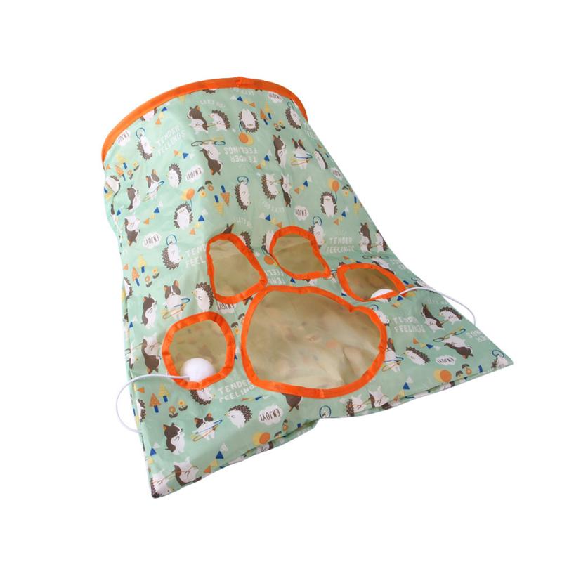 Three-layer Sound Paper Cat Tunnel Interesting Breathable Cat-claw-shaped Hole Tear-resistance