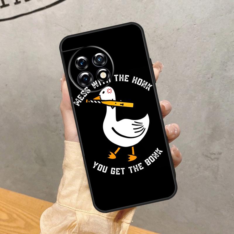 Чехол Утка Гусь Кряк Бэнг Смешной Мем для OnePlus Nord 5 CE 2 3 4 Lite N20 N30 OnePlus 15 13 12 11 13T 10T 12R 13R 15R