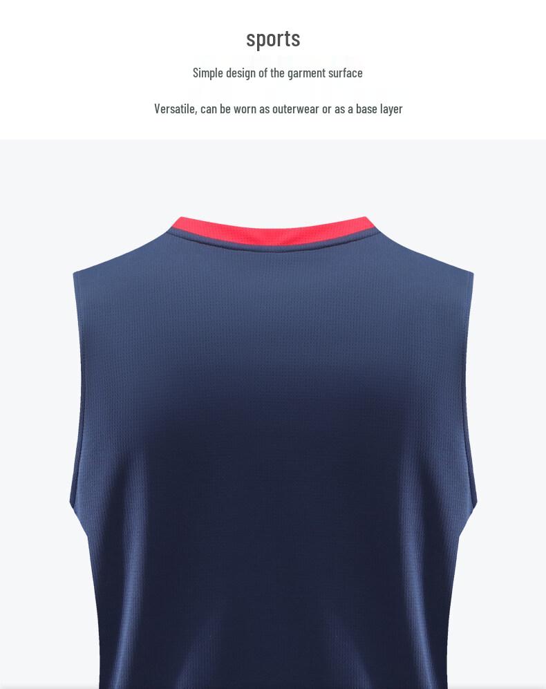 Solid Color Sleeveless Basketball Uniform Set: Vest Style Sports Running Suit