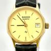 Б/у [Новый аккумулятор] RADO Женские часы Золото Дата 111.5145.2 20790413 Новый ремешок