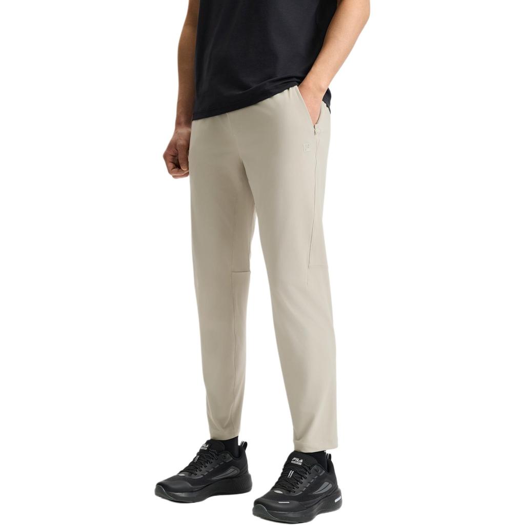 FILA Knitted Sweatpants Men's Medium Gray Khaki A11M521616F-LK