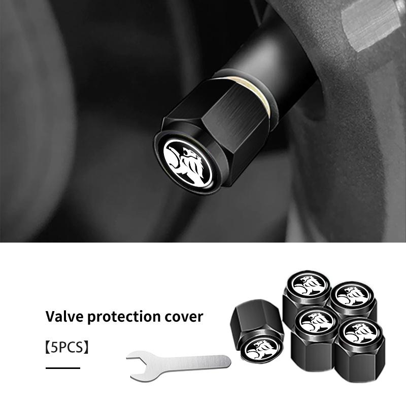 5pcs Car Wheel Tire Air Valve Protection Cap Dust Stem Cover For Holden Commodore Trailblazer Colorado Cruze Volt Caprice Ute
