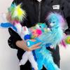Easter Colorful Dragon Susu Plush Toy Creative cartoon latex anime figurines Children's Gift