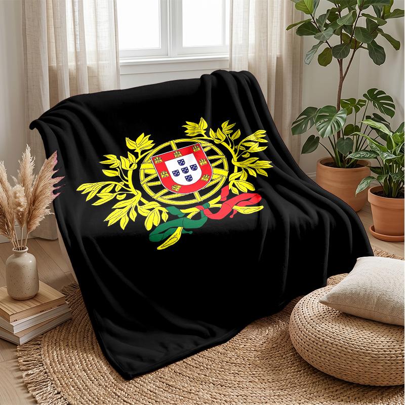 Portugal Theme blanket Soft Flannel Blanket Plush Throw Blanket Cozy Sofa Bed Blanket for Home Decor