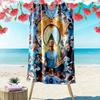 Haaland Apex Print Beach Towel, Large Soft Quick Dry Towel for Beach Camping Swimming
