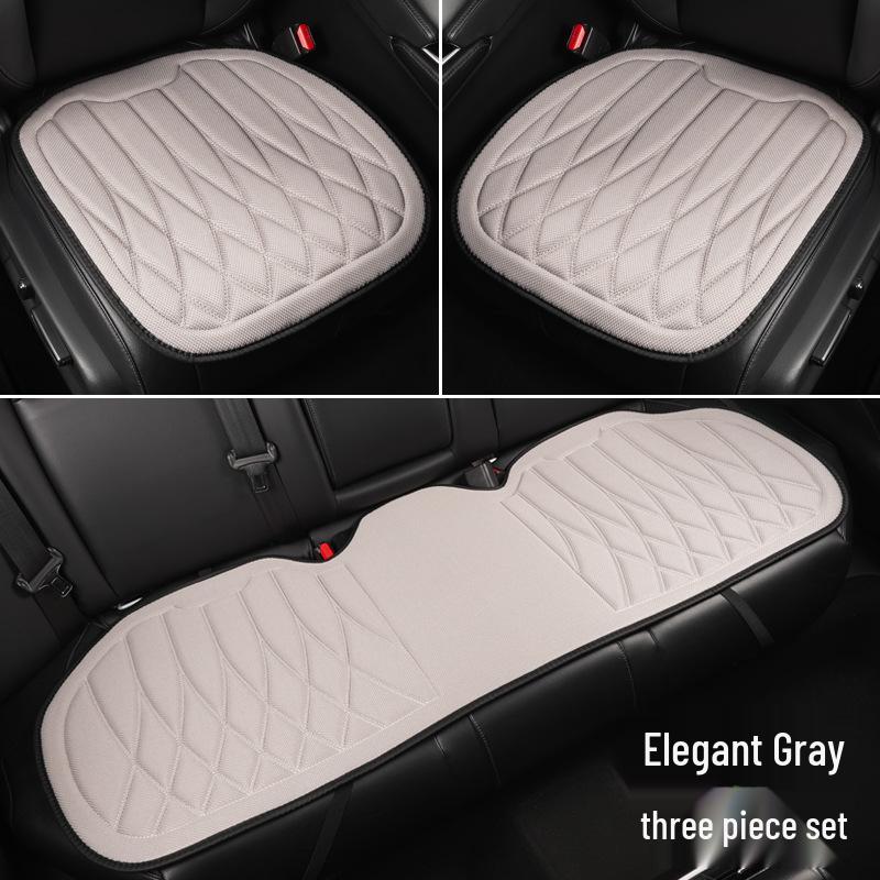 Universal Seaweed Fiber Car Seat Cushion - All-Season, Anti-Slip, Imitation Latex for Five-Seater