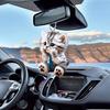 Автомобильный кулон, подвесное украшение с цепочкой, легко повесить, реалистичное животное, зеркало заднего вида в форме кошки, подвесной декор, аксессуары для салона автомобиля