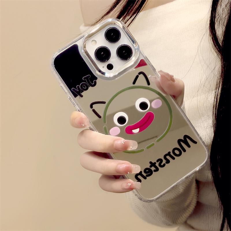 Zhitai iPhone 14 Three-in-One Mirror Case for iPhone 16 Pro/15 Pro Max/12/13.