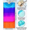 2025 Left + Right Women Belly Dance Fan Veil Long Silk Fan(style 1)