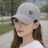 Love Heart Ponytail Baseball Cap Adjustable Solid Color Sunshade Sun Hat Lightweight Sun Protection Snapback Hat Ladies