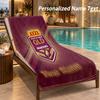 Custom Text Queensland Maroons Print Beach Towel Large Towel For Home Bathroom Beach