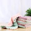 Dish Microfiber Kitchen Super Absorbent Clean Cloths Cleaning Towel Scouring Pad Non-stick Oil Rags