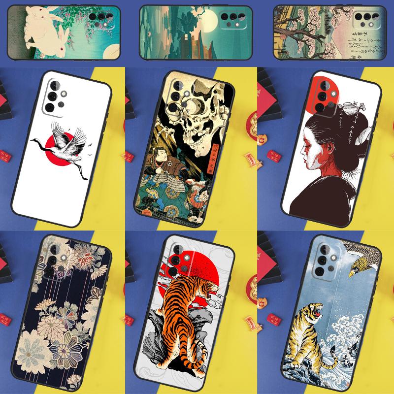 Японский стиль Искусство Япония Для Samsung Galaxy A55 A35 A15 A13 A33 A53 A36 A26 A16 A54 A34 A14 A32 A52 A56 A05 A06 Чехол