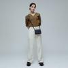 Make D Cactus Leather Micro Mini Bag Navy