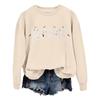 Women's Fashionable And Casual Long Sleeve Round Neck Printed Sweatshirt