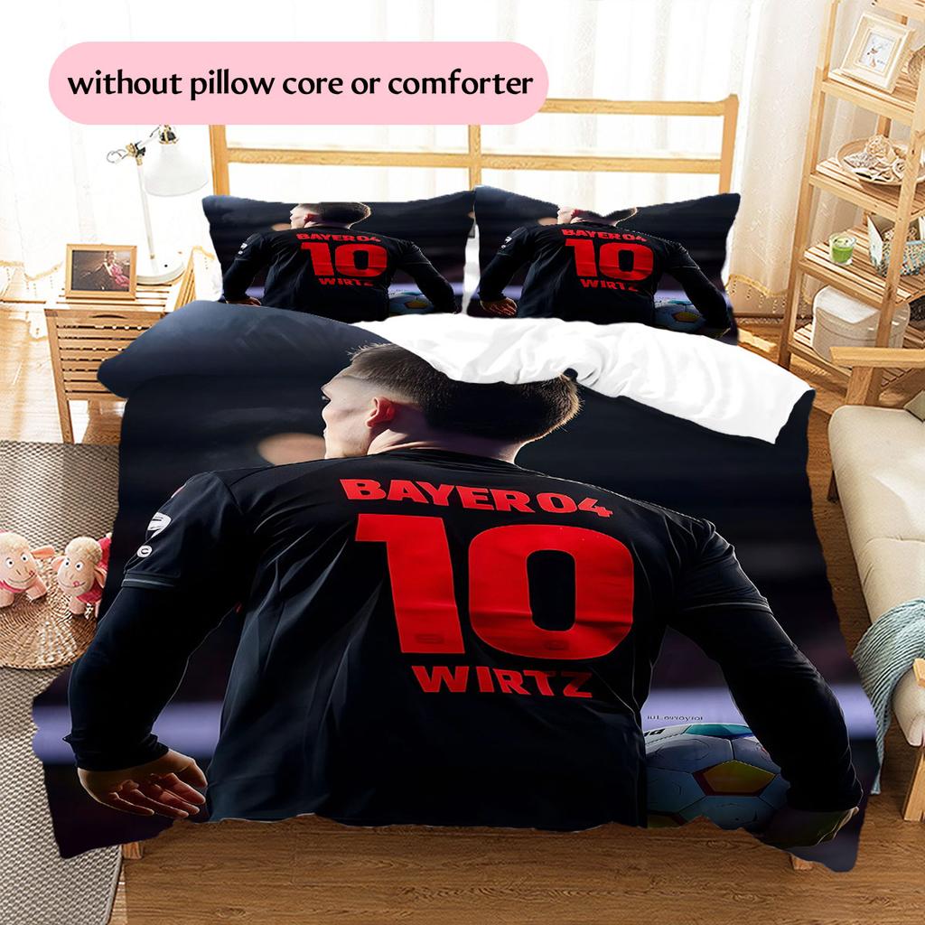 Wirtz Pattern Bedding Home Decoration Birthday Gift ( 1 duvet cover + 2 pillowcase, without core),fan merchandise.