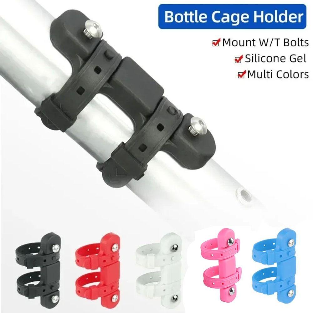 Anti-slip Bike Water Bottle Stand Base Adjustable Bottle Cage Conversion Base  MTB Bike
