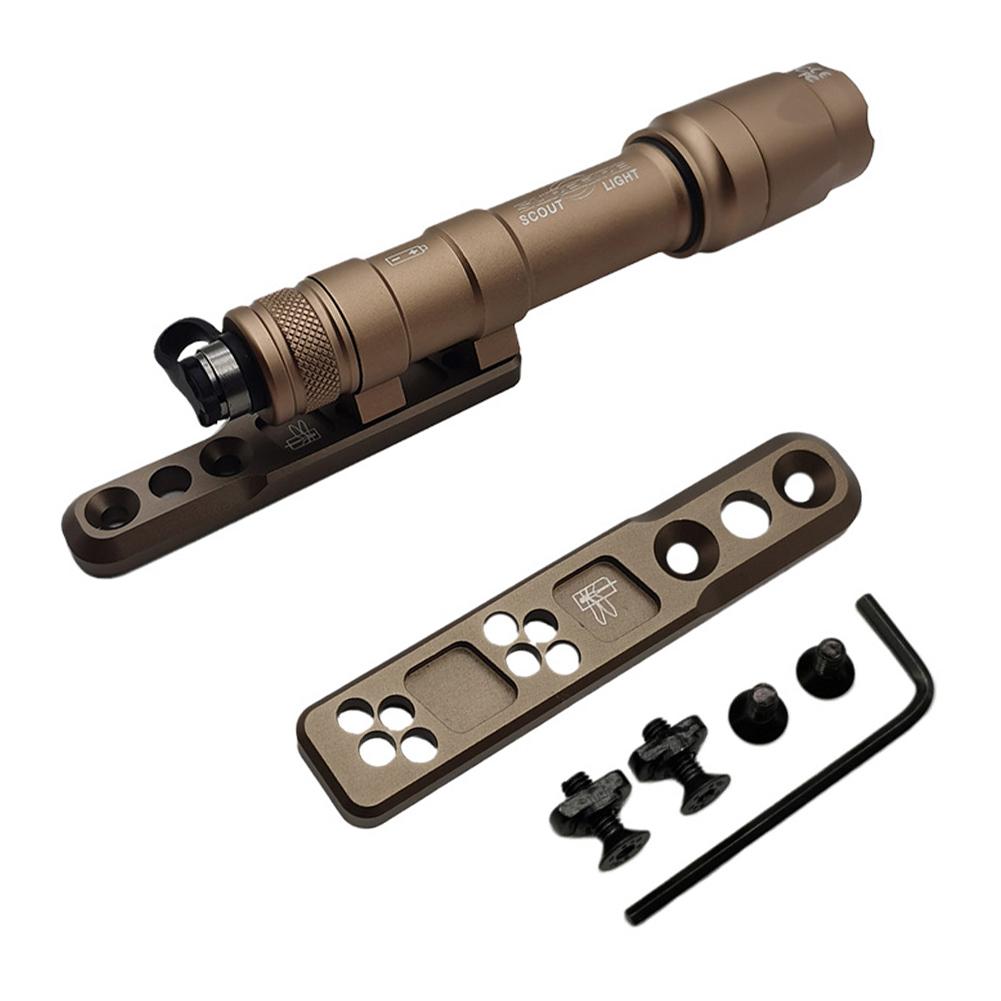 M600C/M300 тактическая подставка для фонарика MLOK/KEYMOD Fishbone, боковая подставка, металлическая вертикальная подставка Dragonfly