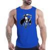 Summer Adult Men'S Fitness Outdoor Crew-Neck Tank Top Spades A Pattern 2d Printed Multi-Color Quick-Drying Sleeveless Shirt