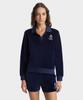 SPORTY&RICH Crown Tennis Velour Ls Polo R256Aw1003