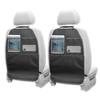 Водоотталкивающий чехол для автомобильного сиденья HIRAISM Kick Guard с отделением для мелких предметов, комплект из 2 чехлов, водонепроницаемый, с карманом,