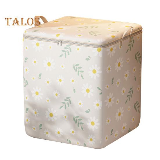 Сумка для хранения одеял, органайзер для одежды, игрушек с ручкой, застежка-молния, водонепроницаемый большой вместительный многоразовый контейнер для одежды из одеяла