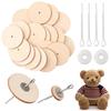 DIY Scrapbooking Manual Handicraft Accessory Children Kids Toy Doll Craft Wood Joints Connectors