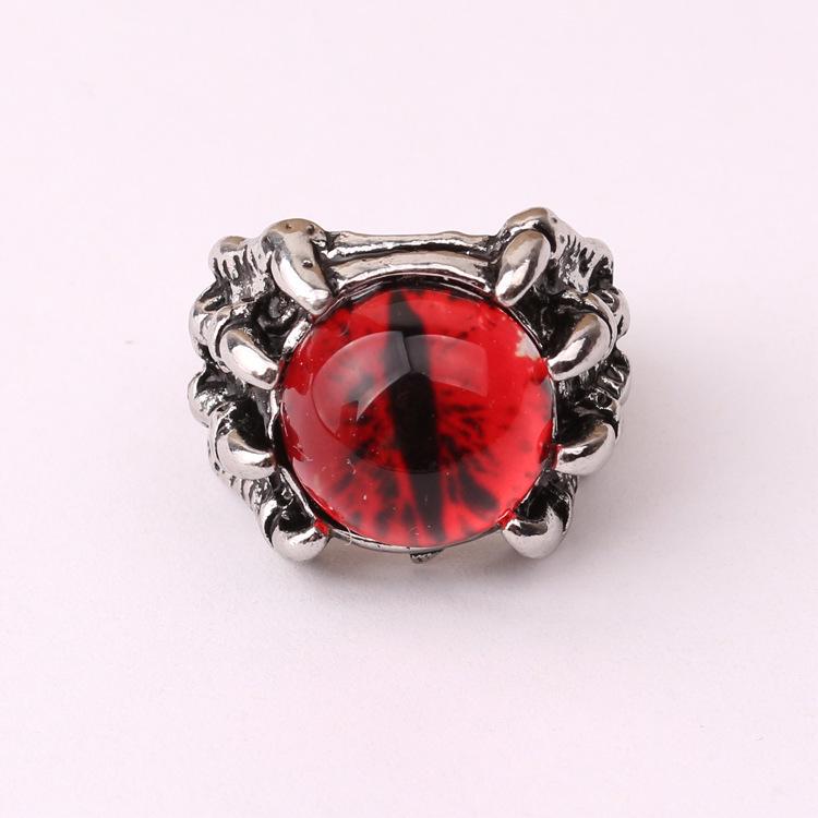 Ретро Панк Кольцо Дракон и Орлиный Коготь - Нержавеющая Сталь Открытый Дизайн для Мужчин и Женщин