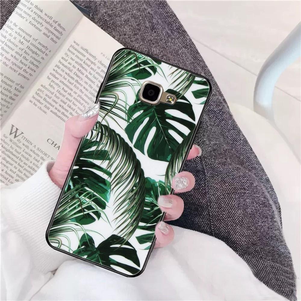 Чехол для телефона Leaves Monstera Green для Samsung A 10 11 12 13 20 21 22 30 31 32 40 51 52 53 70 71 72 73 91 13 Shell