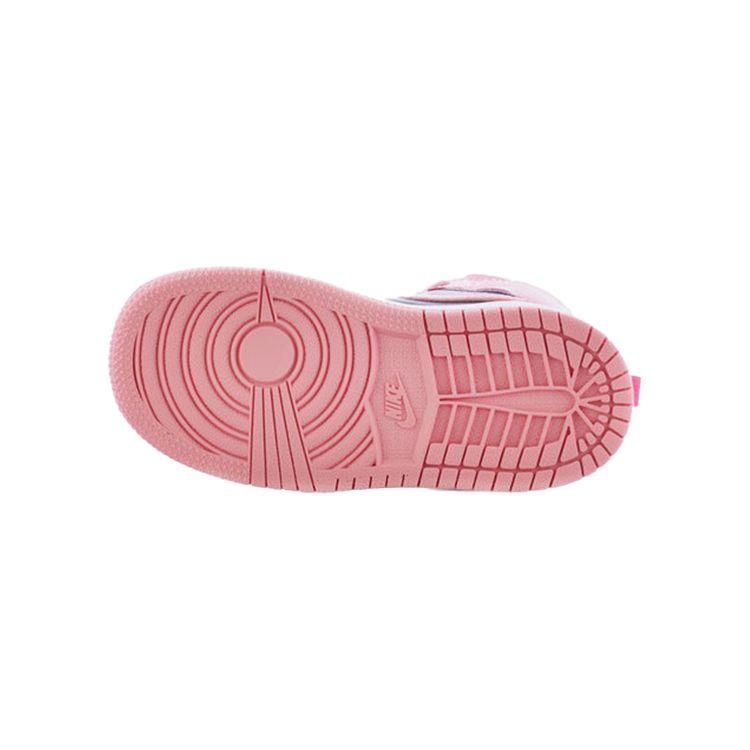 Кроссовки Air Jordan 1 Mid TD Coral Chalk Baby Pink Rush-Pink Black 640735-662