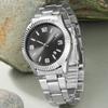 (Bracelet+watch) Fashion Men's Stainless Steel Quartz Watch Set (including Bracelet)