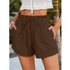 Summer Women's Solid Color Loose Casual Fashion Shorts Women