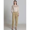 Ozoc Women S Cotton Pocket Pull Banding Baggy pantS Oz 12345