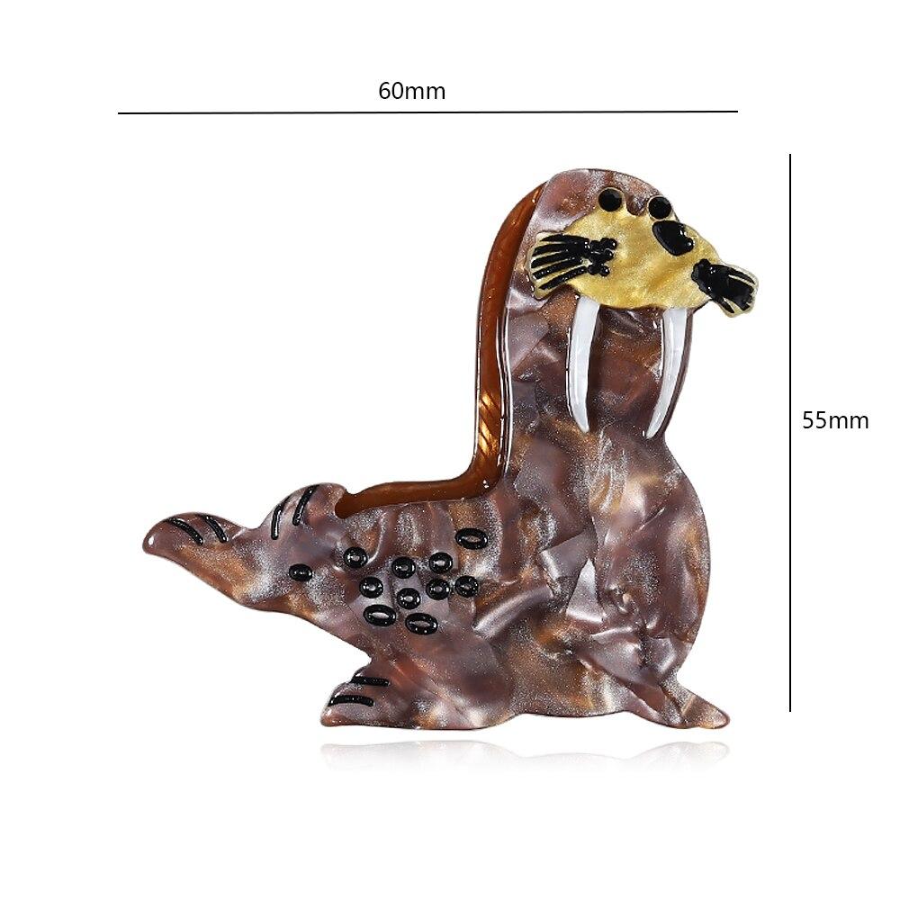 Blucome Акриловые броши ручной работы с изображением животных для женщин и мужчин, милые сидящие домашние животные, повседневная вечерние брошь, булавка, подарки, ювелирные аксессуары