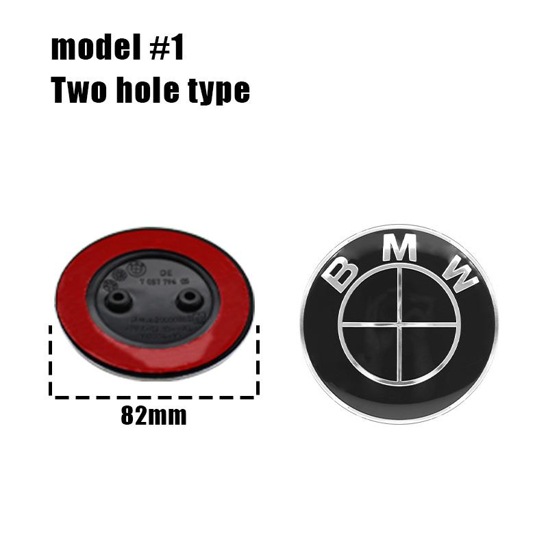 1Pc 82mm 74mm car Front Hood Emblem rear boot trunk logo For BMW M G20 G32 G11 X3 X5 X4 X6 X7 G30 G12 F40 F30 X1 Accessories QU3